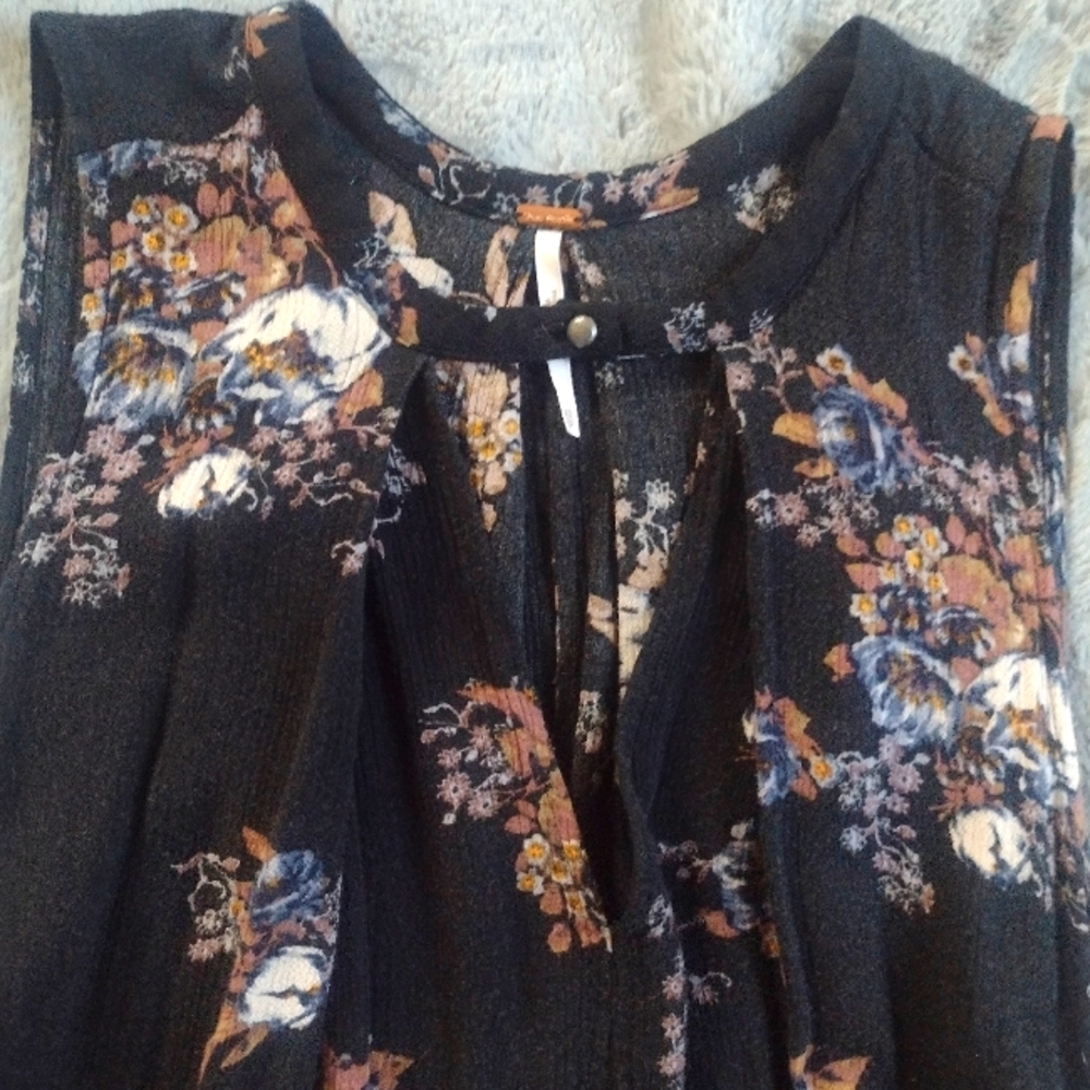Free People Snap Out Of It Tree Swing Tunic Dress - Picture 9 of 11